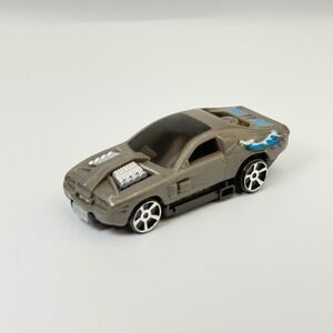 Hot Wheels Hollowback Challenge Lab Charcoal Grey Blue Flames 1/64